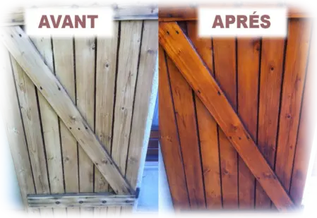 Peinture Porte et voelt en bois à Libourne 33500 Gironde